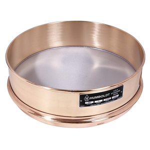 SIEVE 8 IN BRASS FRAME SS MESH NO 1000 by Humboldt