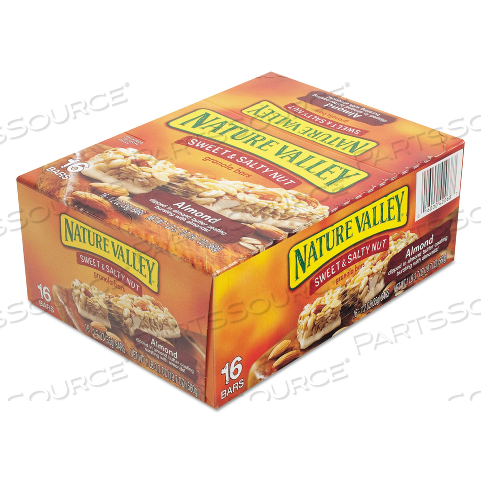 GRANOLA BARS, SWEET AND SALTY NUT ALMOND CEREAL, 1.2 OZ BAR by Nature Valley