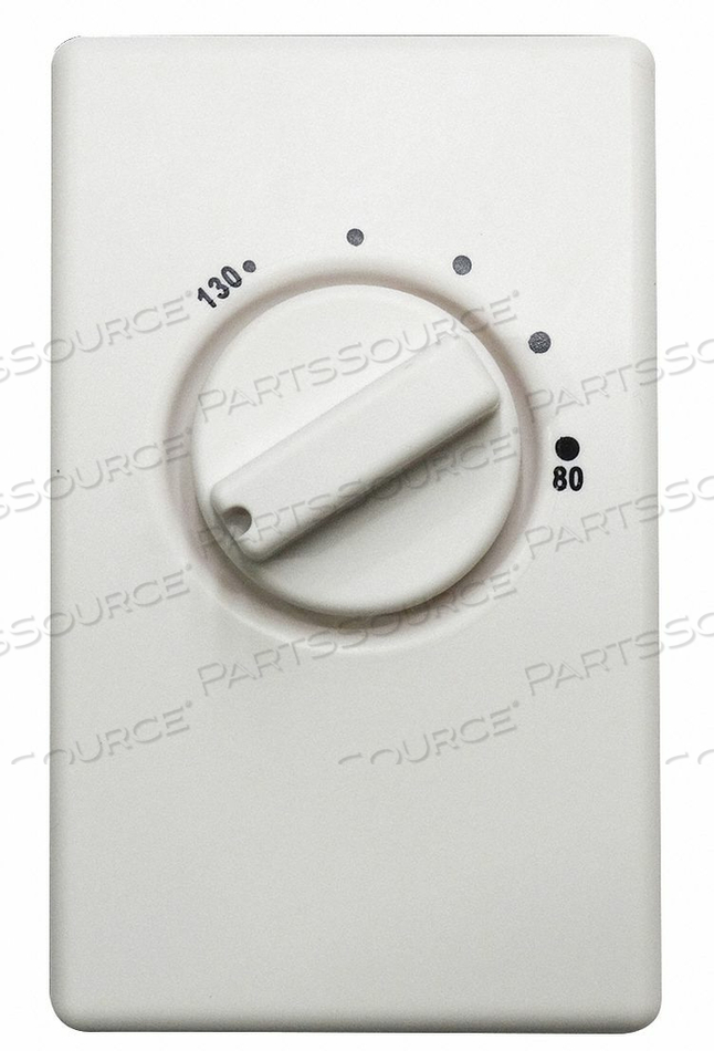 ATTIC THERMOSTAT, 115V/22A, 80 - 130F by Fantech