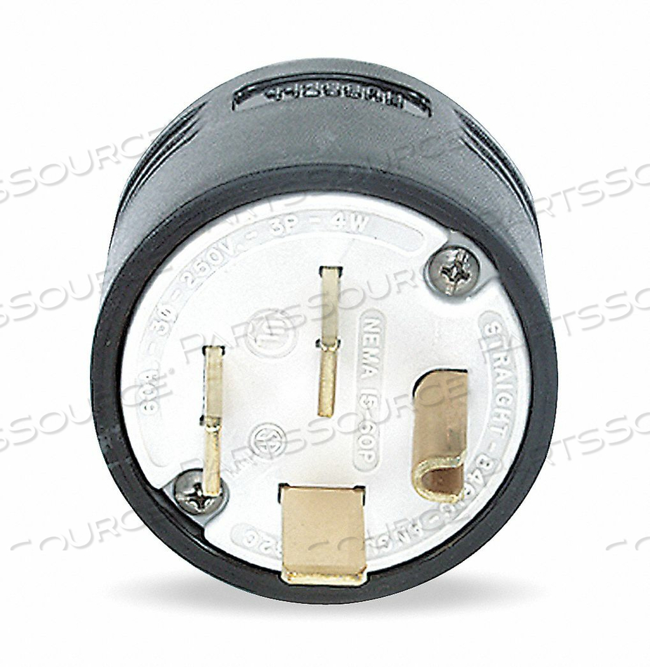 PLUG 15-60P 60A 250V 3 PHASE by Hubbell Incorporated, Wiring Device-Kellums PLUG 15-60P 60A 250V 3 PHASE by Hubbell Incorporated, Wiring Device-Kellums