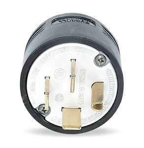 PLUG 15-60P 60A 250V 3 PHASE by Hubbell Incorporated, Wiring Device-Kellums