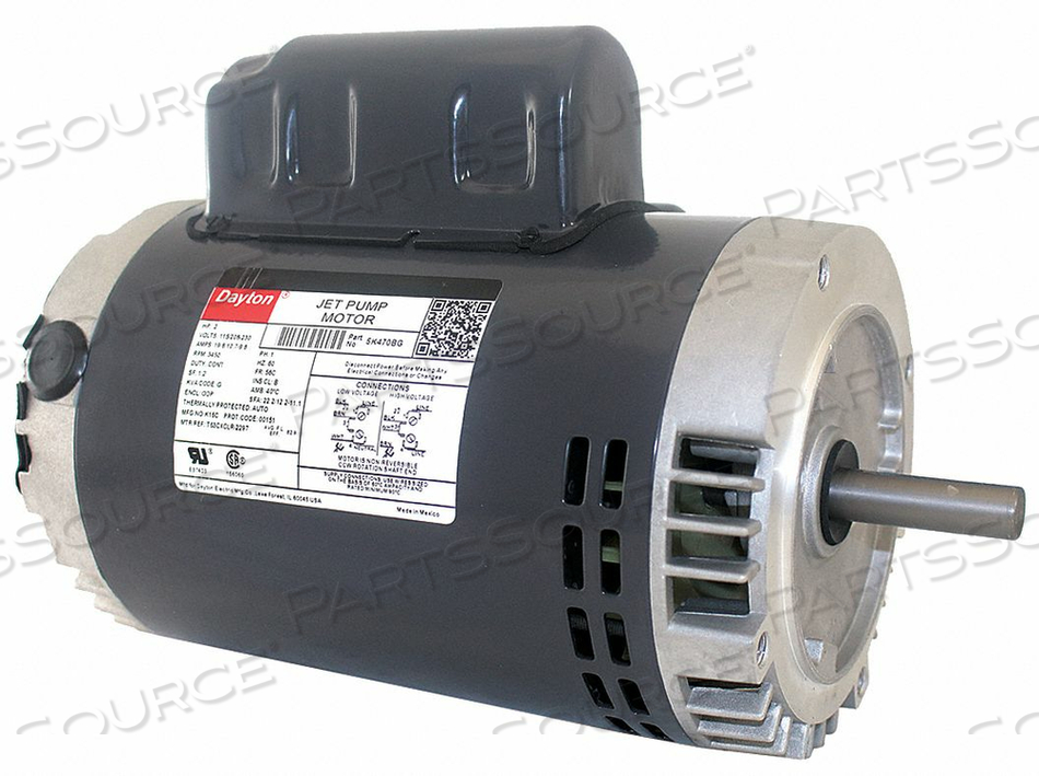 MOTOR 2 HP 3 450 RPM 56C 115/208-230V by DAYTON ELECTRIC MANUFACTURING CO