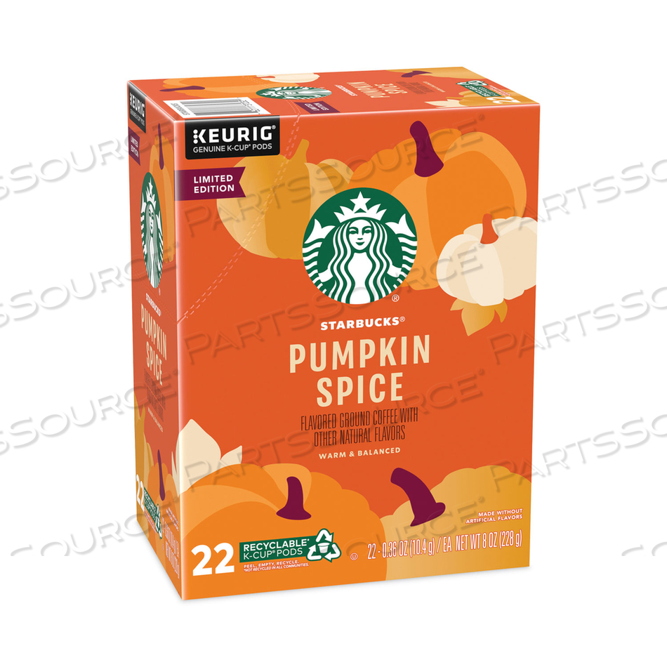 PUMPKIN SPICE COFFEE, K-CUPS by Starbucks PUMPKIN SPICE COFFEE, K-CUPS by Starbucks