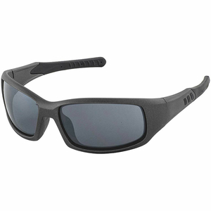 FREE RIDE SAFETY GLASSES, SILVER METALLIC/GRAY FLASH LENS by ERB Safety
