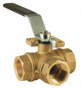 BALL VALVE 3-WAY STANDARD T PORT 1 IN by Bonomi