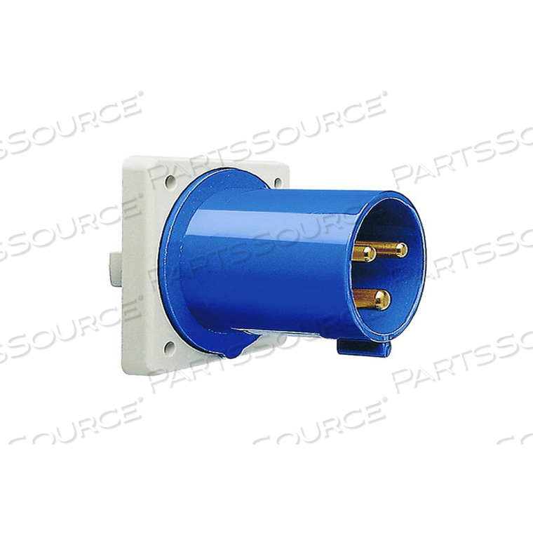 MALE INLET, 30/32A, 3P, 230/250VAC, 6 HR, IP44 