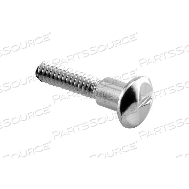 ONE WAY SHOULDER SCREW, #10-24 X 1-5/16", CHROME - 100/PACK by Sentry Supply LLC ONE WAY SHOULDER SCREW, #10-24 X 1-5/16", CHROME - 100/PACK by Sentry Supply LLC
