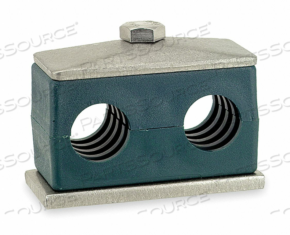 BETA CLAMP ASSEMBLY TWIN 1/2 IN PIPE by ZSI BETA CLAMP ASSEMBLY TWIN 1/2 IN PIPE by ZSI