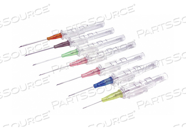 SAFETY CATHETER YELLOW 3-3/4 L PK50 by Medsource