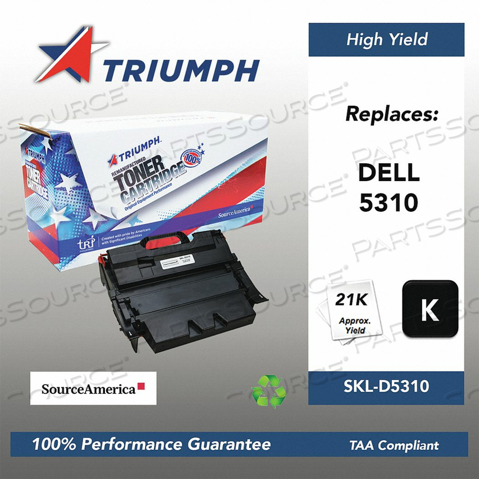 TONER CARTRIDGE BLACK DELL 5210 5310 by Source America TONER CARTRIDGE BLACK DELL 5210 5310 by Source America