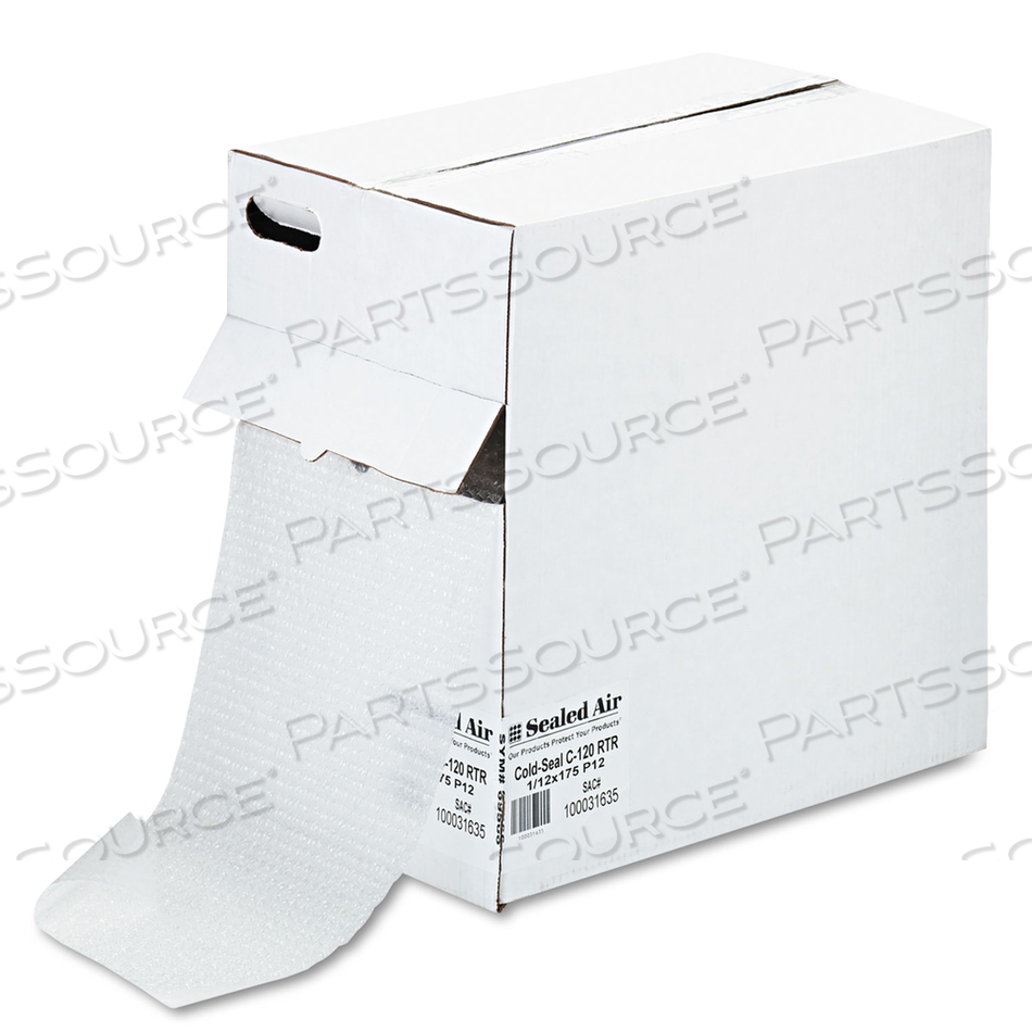 BUBBLE WRAP, SELF-CLINGING AIR-CUSHIONED, 3/16" THICK, 12" X 175FT 