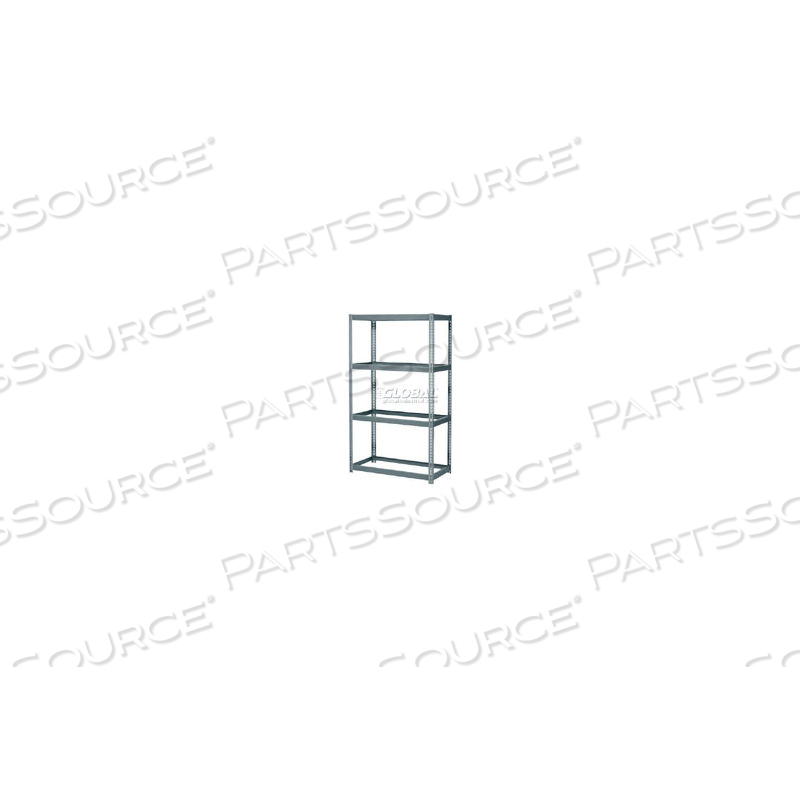 BULK RACK NO DECKING STARTER 4 LEVELS GRAY 