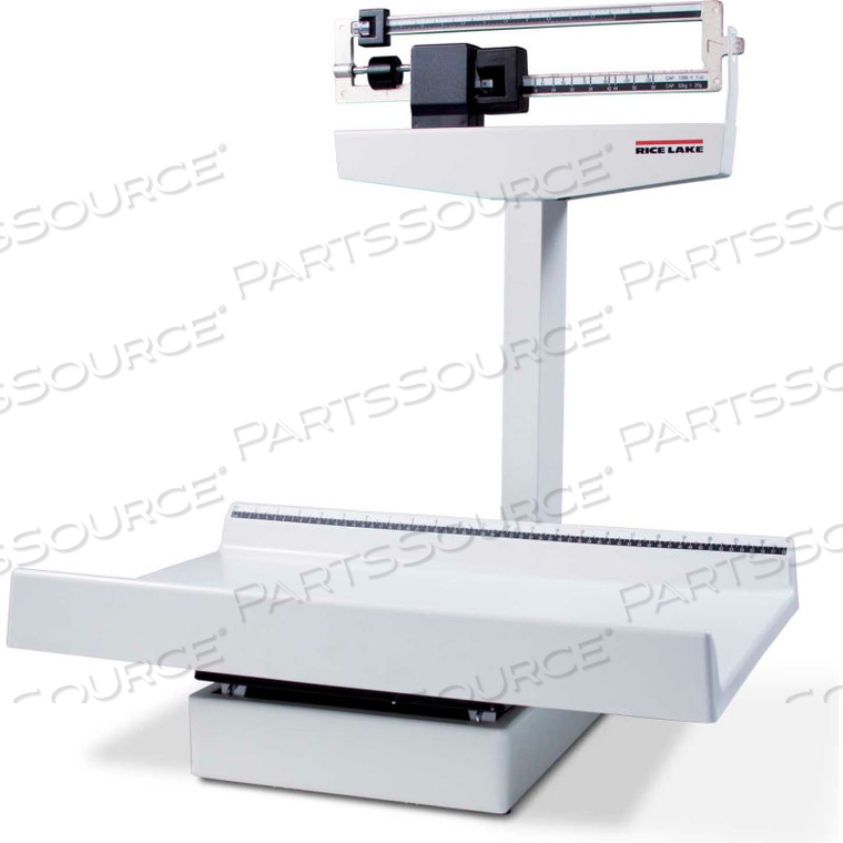 RL-MIS MECHANICAL BABY SCALE WITH LB & KG BEAM & BUILT-IN MEASURING TAPE, 135 LB X 1 OZ by Rice Lake Weighing Systems RL-MIS MECHANICAL BABY SCALE WITH LB & KG BEAM & BUILT-IN MEASURING TAPE, 135 LB X 1 OZ by Rice Lake Weighing Systems