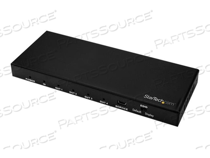 HDMI 2.0 SPLITTER SUPPORTS UHD 4K AT 60HZ AND HDR - 1X4 HDMI SPLITTER 4K PASSES by StarTech.com Ltd.