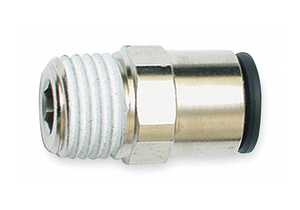 MALE CONNECTOR 1/4 IN OD 290 PSI PK10 by Legris