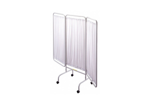 PRIVACY SCREEN W/CASTERS 3 PANEL WHITE by R&B Wire Products, Inc.