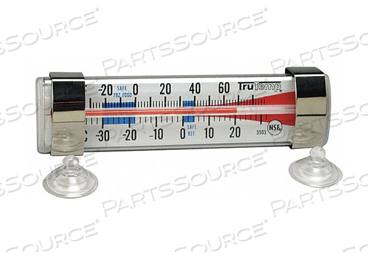 REFRIGERATOR FREEZER THERMOMETER SS by Taylor