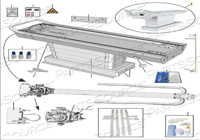 PATIENT TABLE, 030 3T by Siemens Medical Solutions