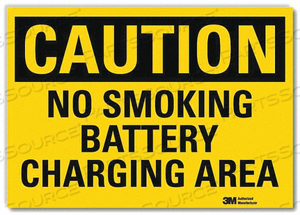 NO SMOKING SIGN SELF-ADHESIVE 10IN.H by Lyle Signs Inc.