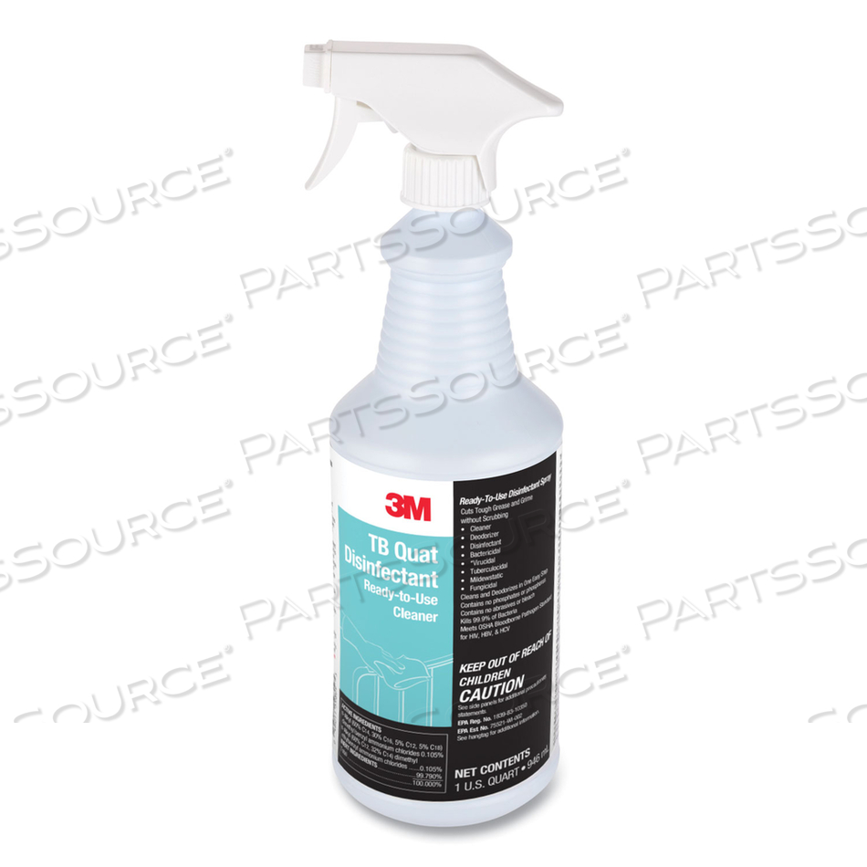 48011-29612 3M TB QUAT DISINFECTANT READY-TO-USE CLEANER,QUART by 3M Consumer