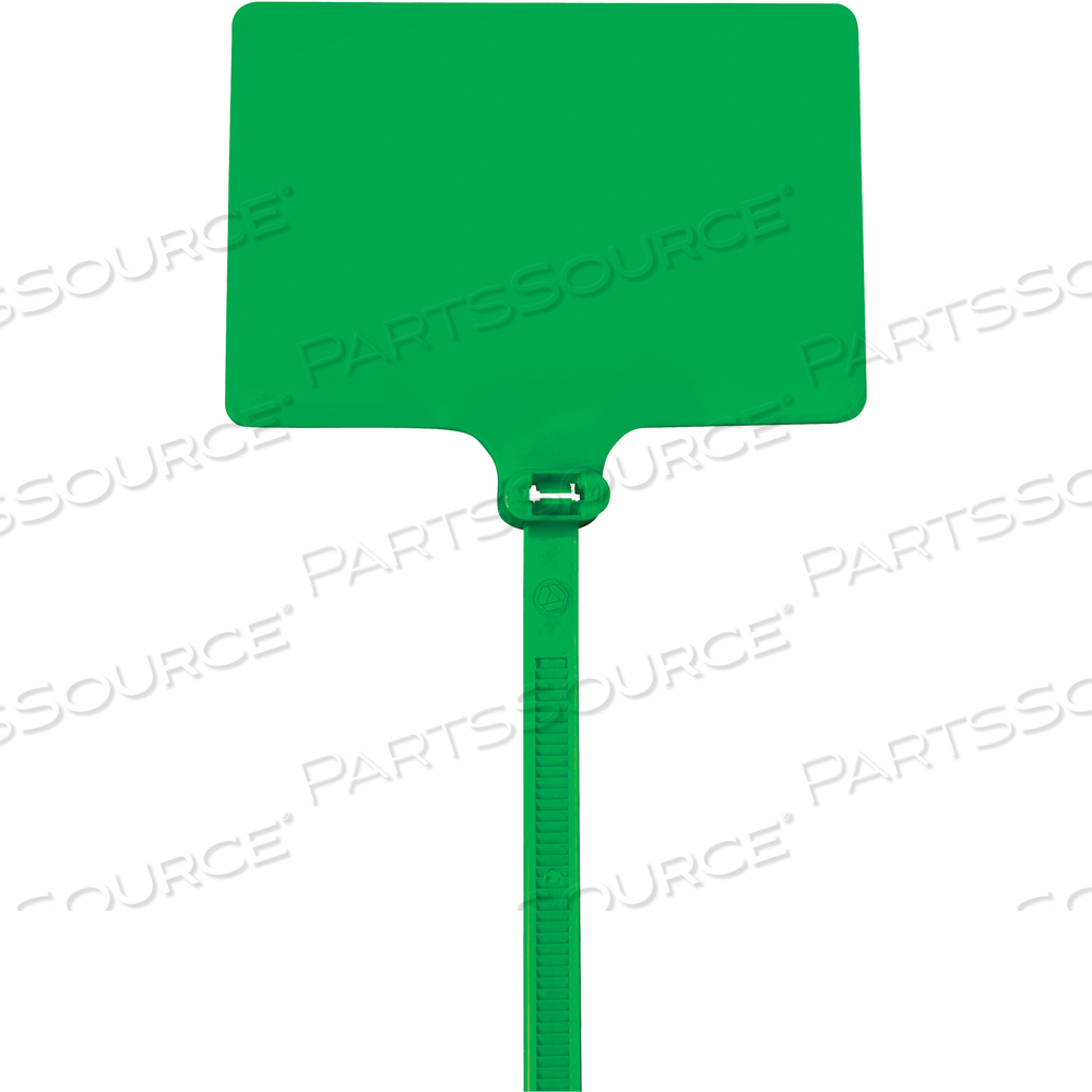 6IN L 120LB GREEN IDENTIFICATION CABLE TIE by BOX Partners (Box Acquisitions, LLC)