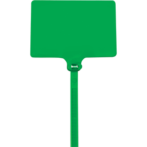 IDENTIFICATION CABLE TIES, 120#, 6", GREEN, 100/CASE by BOX Partners (Box Acquisitions, LLC)