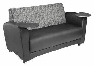 TABLET CHAIR 32 IN W GRAY FABRIC by OFM Inc