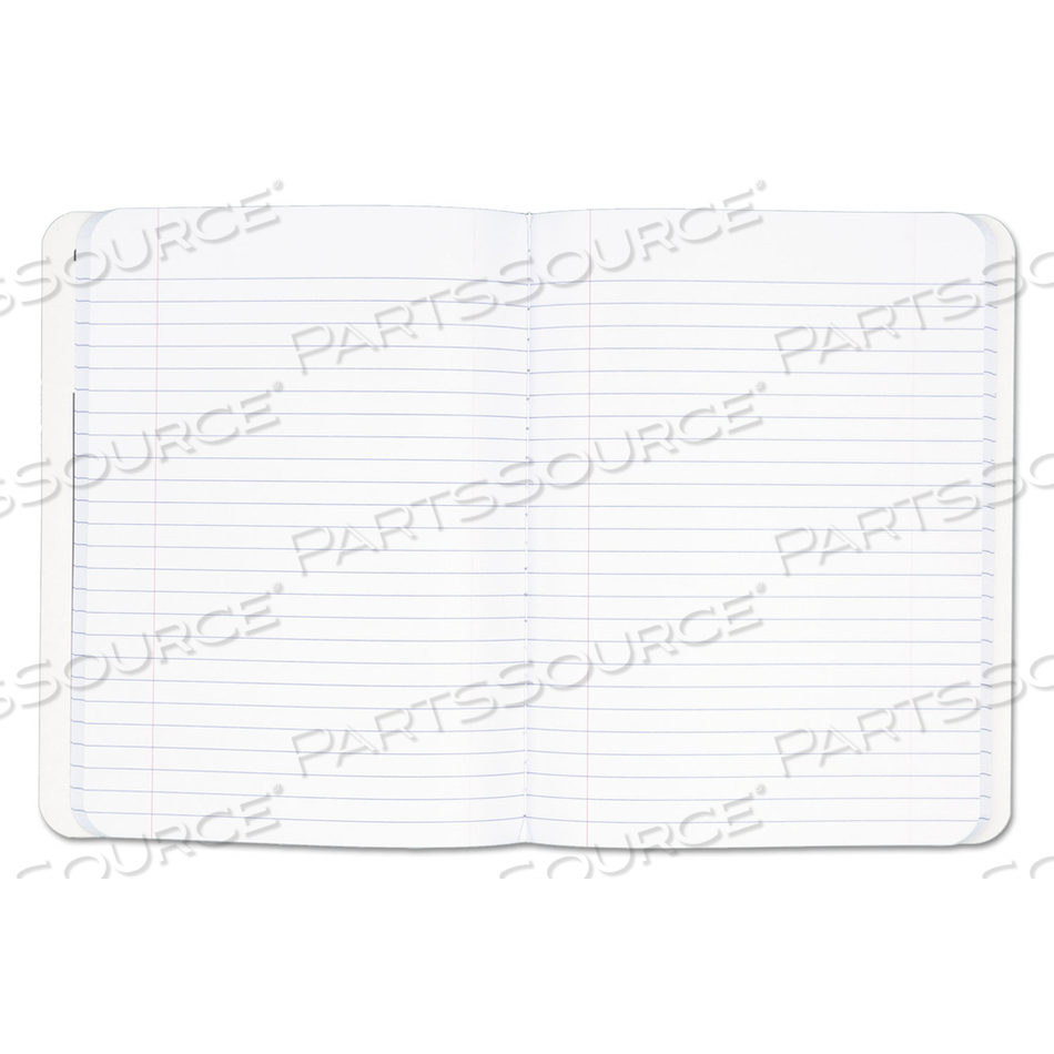 COMPOSITION BOOK, WIDE/LEGAL RULE, BLACK COVER, 9.75 X 7.5, 100 SHEETS by Mead COMPOSITION BOOK, WIDE/LEGAL RULE, BLACK COVER, 9.75 X 7.5, 100 SHEETS by Mead