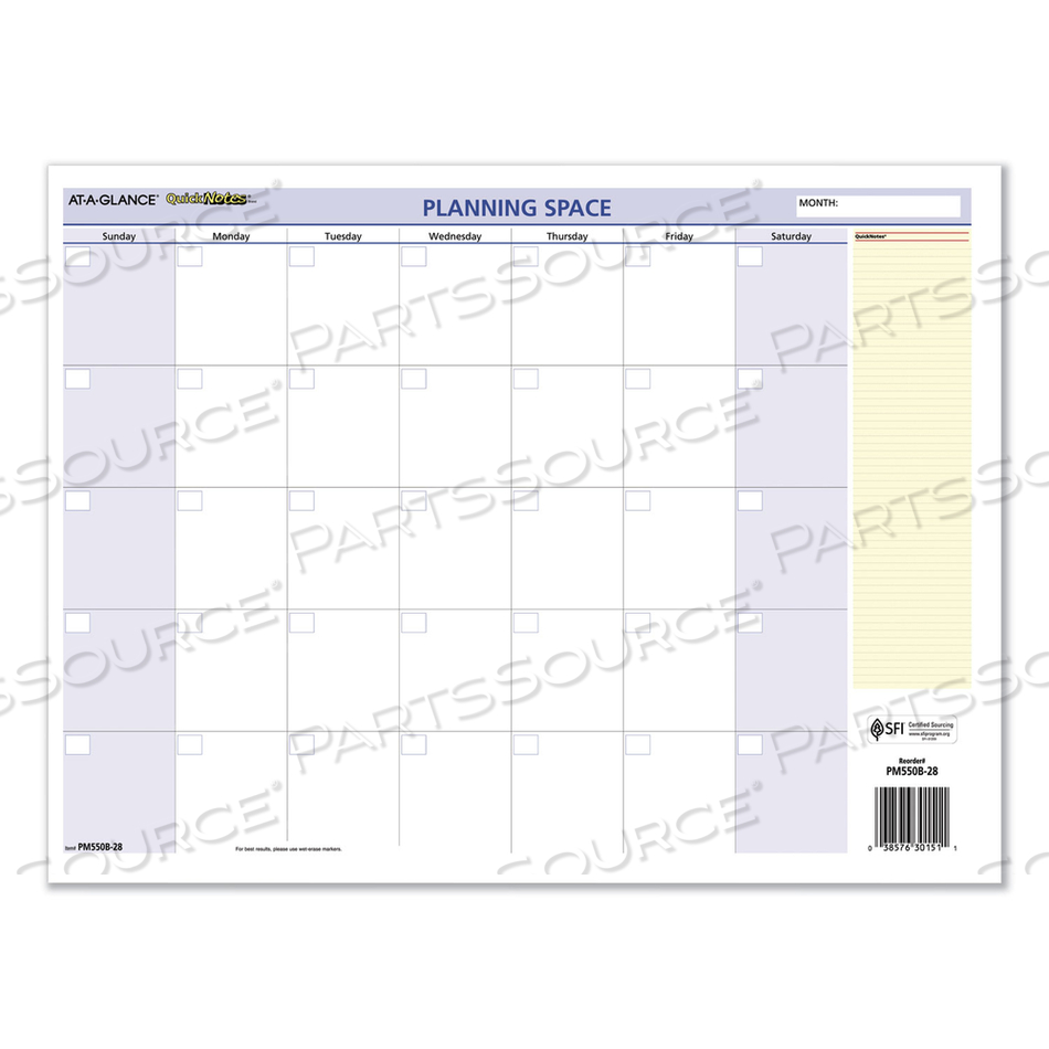QUICKNOTES MINI ERASABLE WALL PLANNER, 16 X 12, WHITE/BLUE/YELLOW SHEETS, 12-MONTH (JAN TO DEC): 2023 by At-A-Glance QUICKNOTES MINI ERASABLE WALL PLANNER, 16 X 12, WHITE/BLUE/YELLOW SHEETS, 12-MONTH (JAN TO DEC): 2023 by At-A-Glance