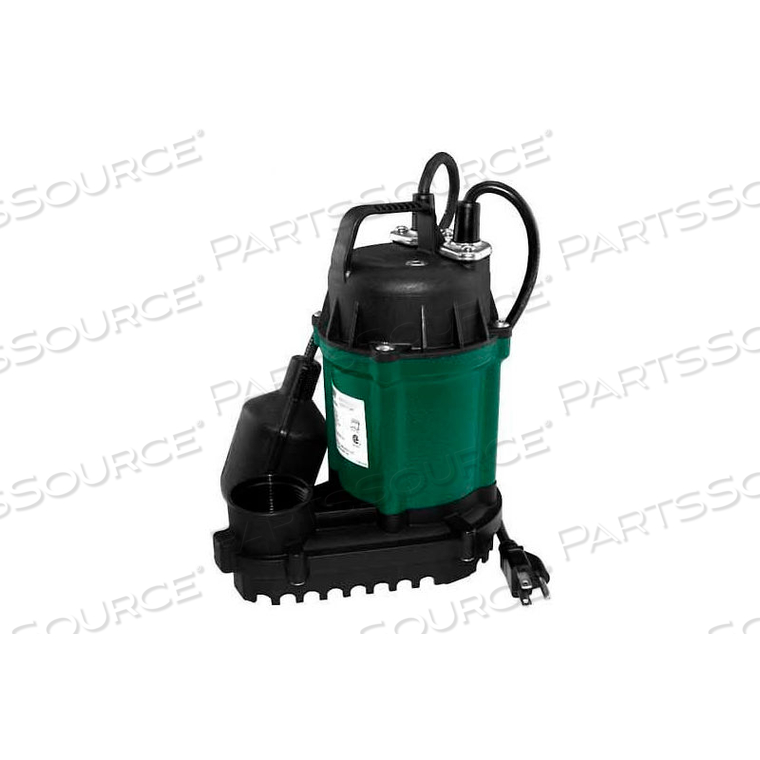 AUTOMATIC WATER RIDD'R III SUBMERSIBLE SUMP PUMP, 1/4 HP 