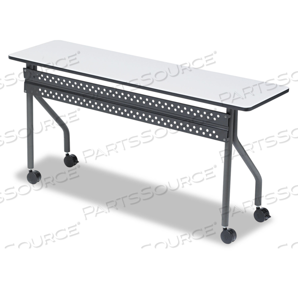 MOBILE TABLE RECTANGLE GRAY 60 W by Iceberg Enterprises