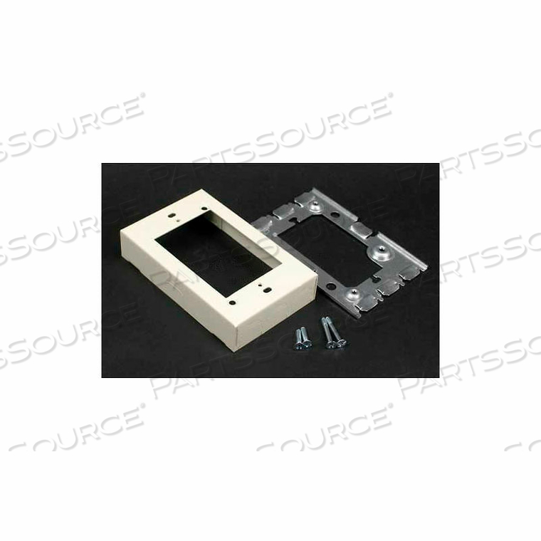 V5751 1-GANG FLUSH TYPE EXTENSION ADAPTER, IVORY, 4-5/8"L by Wiremold V5751 1-GANG FLUSH TYPE EXTENSION ADAPTER, IVORY, 4-5/8"L by Wiremold