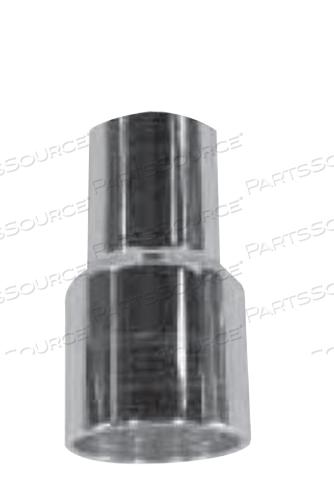 ADAPTER, SCAVENGING, 22MMF X 19MMM, CHROME BRASS by Anesthesia Associates