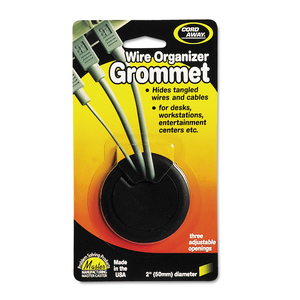 GROMMET, ADJUSTABLE, 2" DIAMETER, BLACK by Cord Away GROMMET, ADJUSTABLE, 2" DIAMETER, BLACK by Cord Away