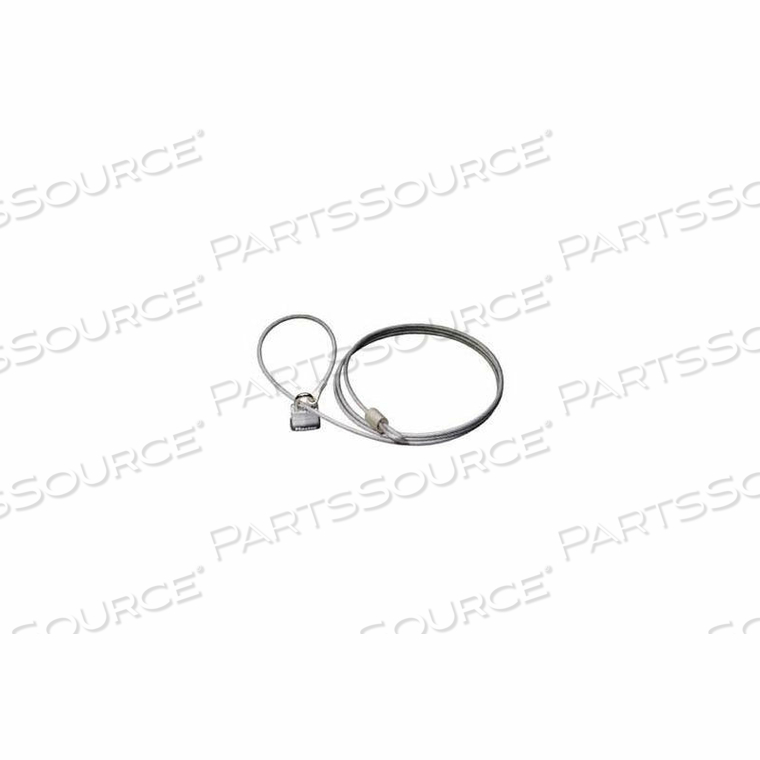 NO. CAR COVER CABLE & LOCK KIT W/7'L CABLE AND WARDED LOCK by Master Lock