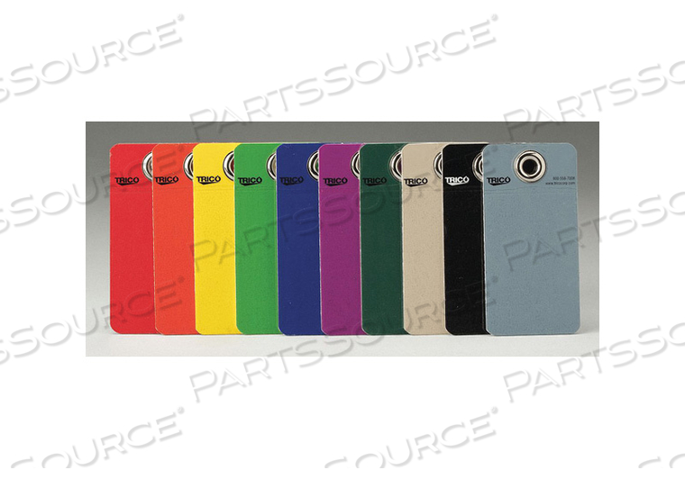 IDENTIFICATION TAG GREEN 4INHX2INW by Spectrum