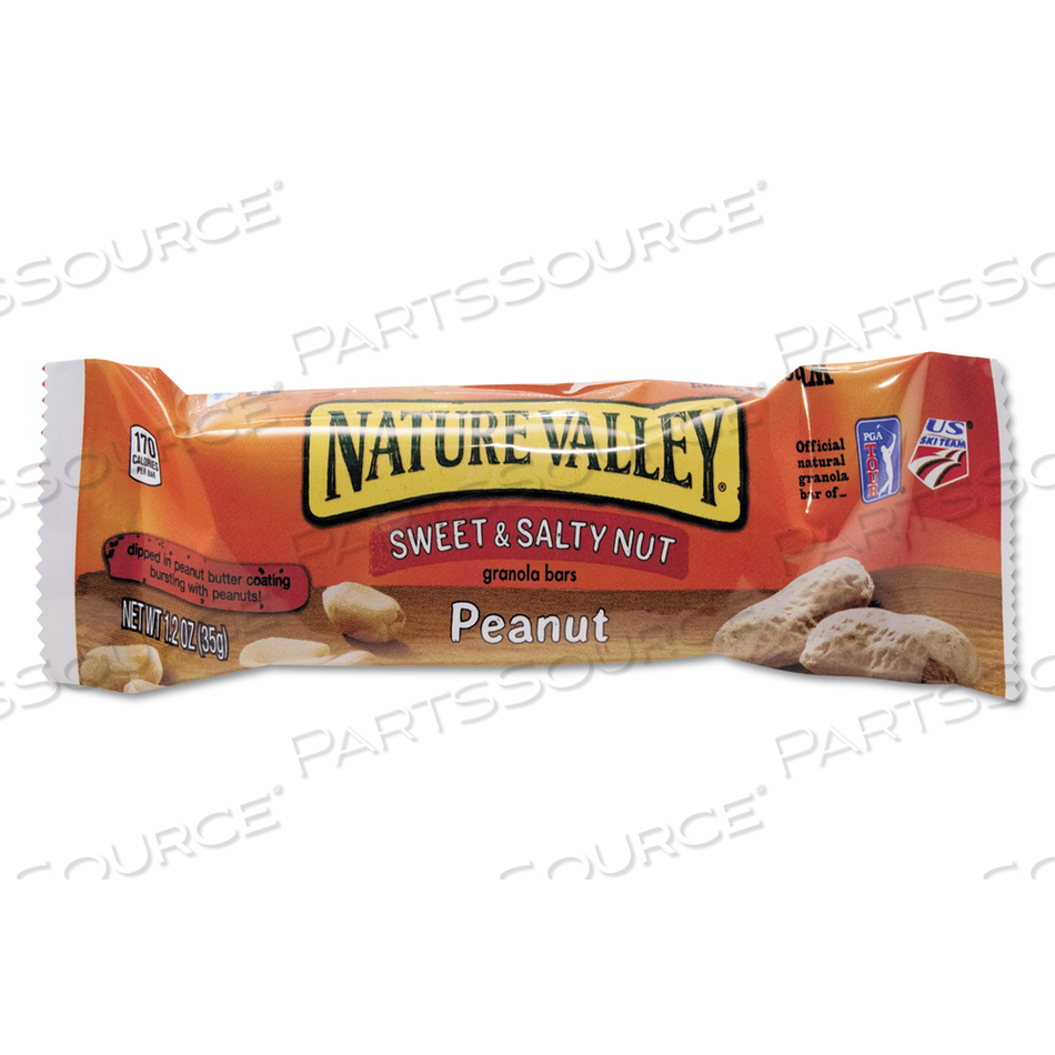 GRANOLA BARS, SWEET AND SALTY NUT PEANUT CEREAL, 1.2 OZ BAR by Nature Valley GRANOLA BARS, SWEET AND SALTY NUT PEANUT CEREAL, 1.2 OZ BAR by Nature Valley