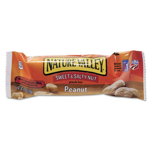 GRANOLA BARS, SWEET AND SALTY NUT PEANUT CEREAL, 1.2 OZ BAR, 16/BOX by Nature Valley