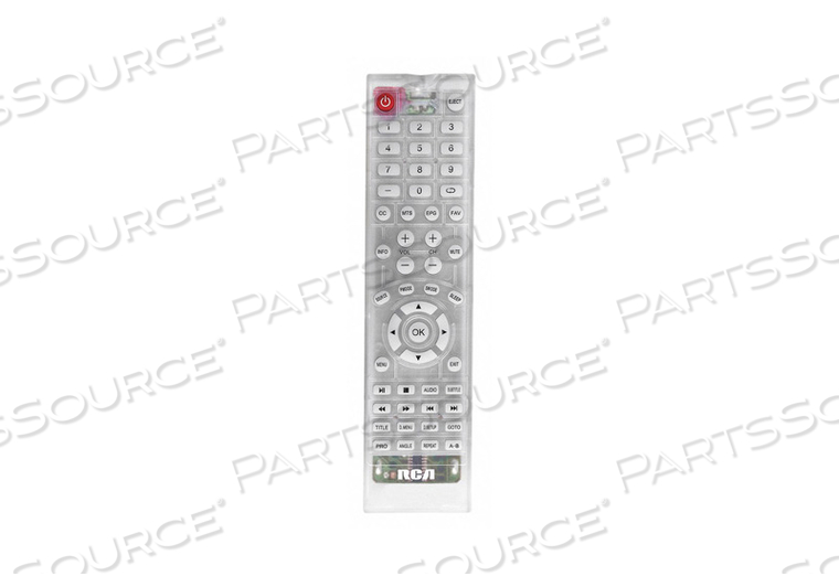 REMOTE CONTROL PLASTIC IR CLEAR COLOR by RCA REMOTE CONTROL PLASTIC IR CLEAR COLOR by RCA