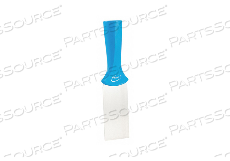 VIKAN 2" STAINLESS STEEL HANDLE MOUNTED SCRAPER, BLUE by Vikan