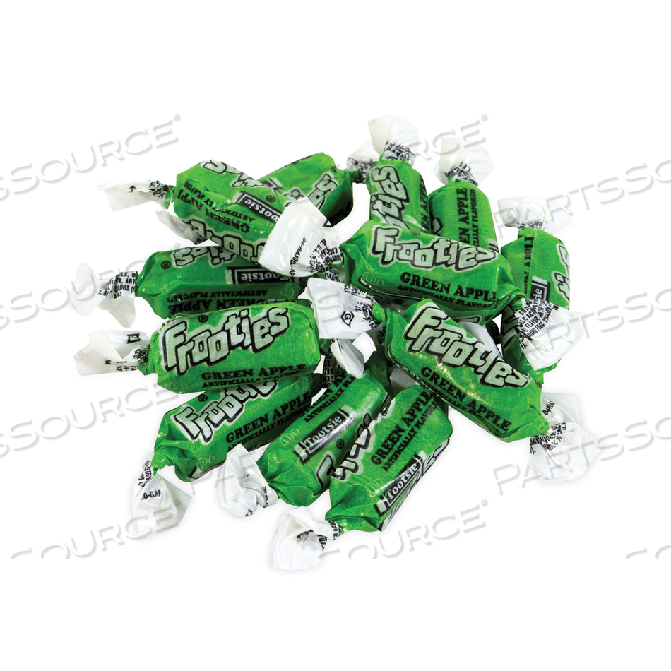 FROOTIES, GREEN APPLE, 38.8 OZ BAG, 360 PIECES/BAG 