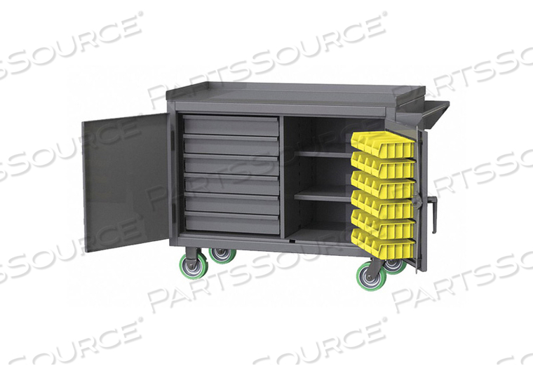 MOBILE CABINET BENCH STEEL 36 W 24 D by Greene Manufacturing, Inc. MOBILE CABINET BENCH STEEL 36 W 24 D by Greene Manufacturing, Inc.