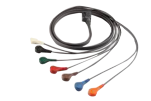 PATIENT RIBBON CABLE, 7 COLOR CODED ECG SNAP CONNECTOR 1, 4 FT, 3 CHANNEL by Mortara Instrument, Inc