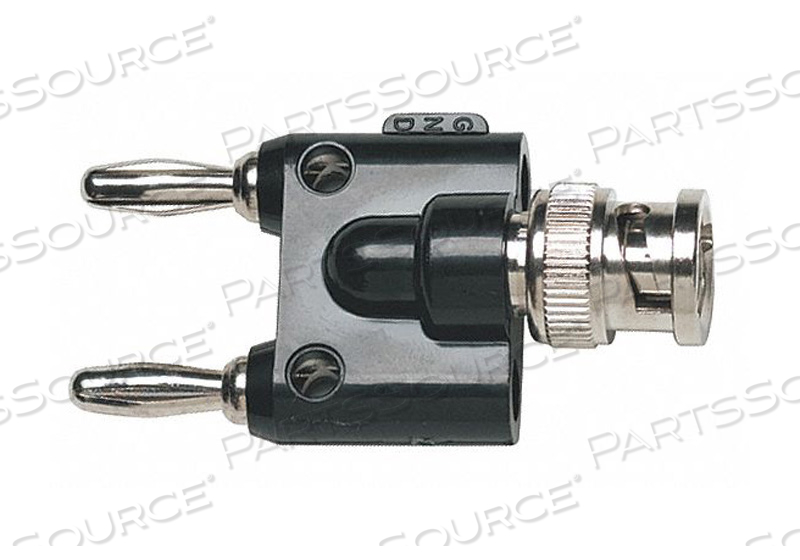 BNC TO MALE DOUBLE STACKING BANANA PLUG by Fluke Electronics Corp (Industrial Div.)