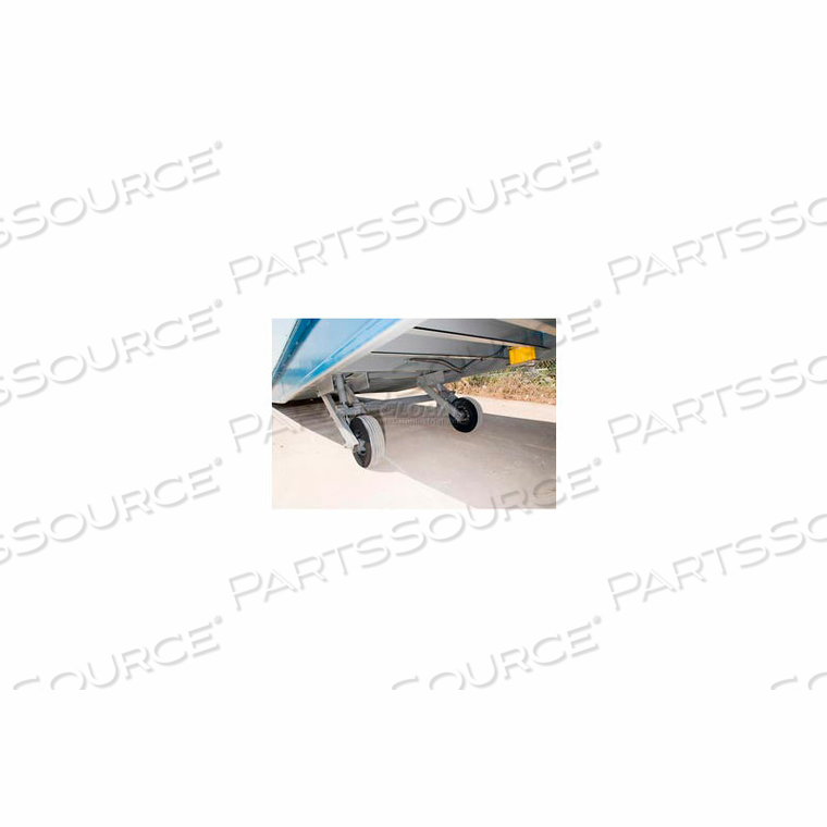 OPTIONAL PNEUMATIC WHEEL KIT FOR BLUFF STEEL YARD RAMP FORKLIFT DOCK RAMP by Bluff
