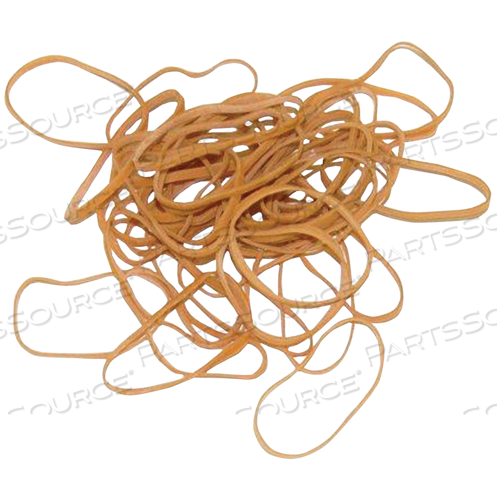 RUBBER BANDS, 1/8" X 2 1/2", BROWN, 10 LBS./CASE by BOX Partners (Box Acquisitions, LLC)