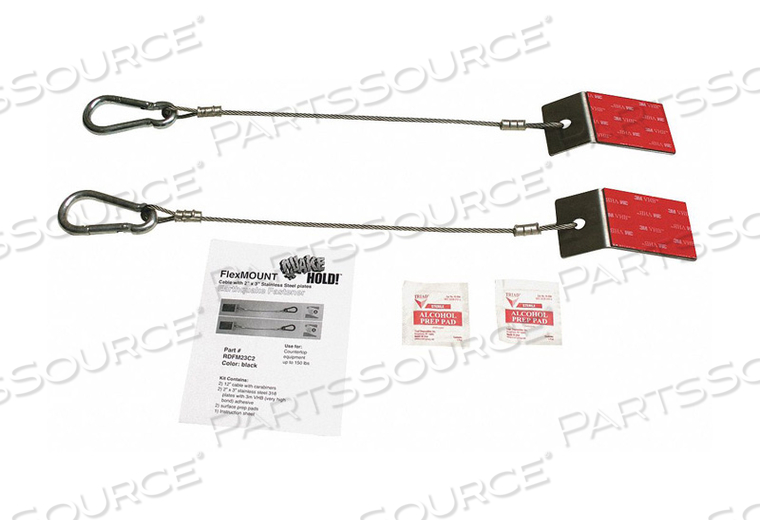 FLEX MOUNT FASTENER SILVER 200 LB. by QuakeHOLD!