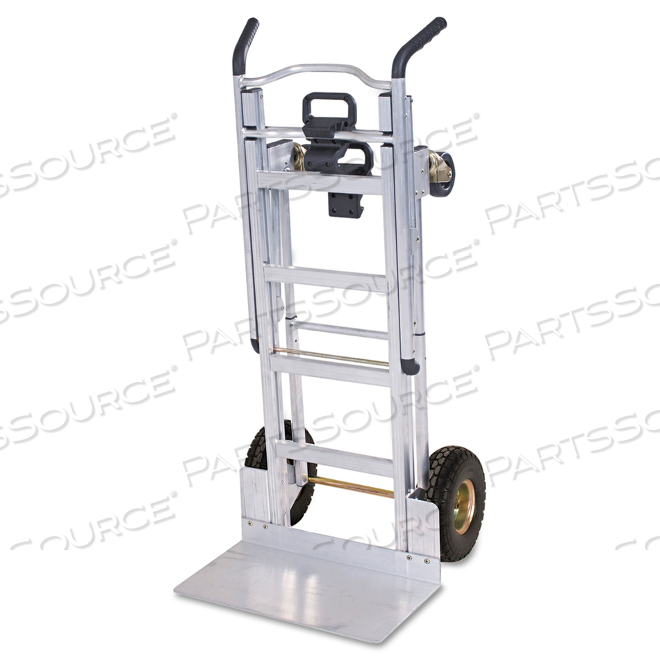 3-IN-1 CONVERTIBLE HAND TRUCK, 800 LB TO 1,000 LB CAPACITY, 21.06 X 21.85 X 48.03, ALUMINUM by Cosco 3-IN-1 CONVERTIBLE HAND TRUCK, 800 LB TO 1,000 LB CAPACITY, 21.06 X 21.85 X 48.03, ALUMINUM by Cosco