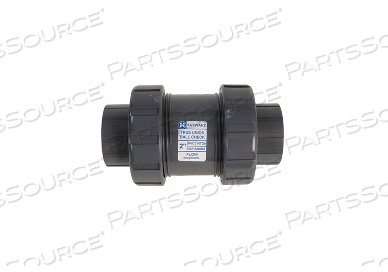 TRUE UNION CHECK VALVE PVC 4 SOCKET by Hayward