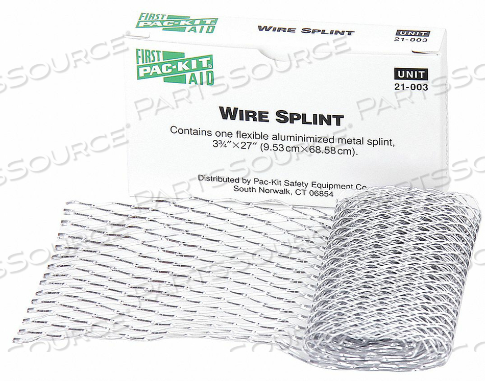 PAC-KIT WIRE SPLINT 3-3/4 X 30 IN. by First Aid Only